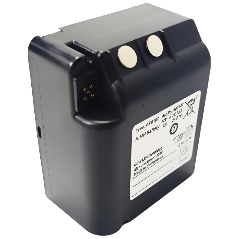 СОВЕРШЕННО НОВЫЙ аккумулятор GEB187 12 В 2100 мАч для тахеометра TCA1100 TCA1700 TCA1800 TPS1000 TPS2000