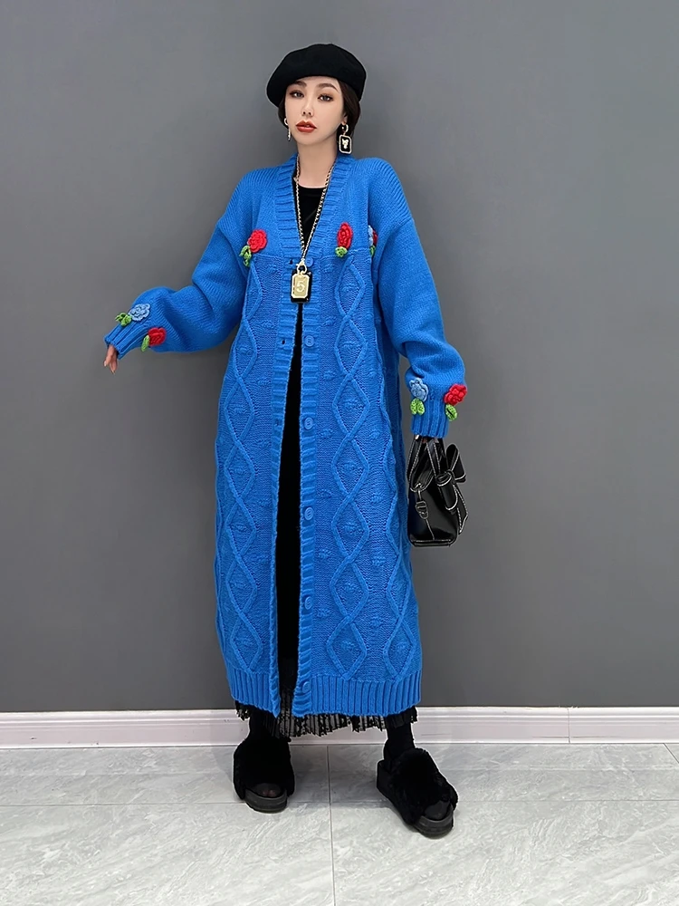 

SuperAen Europe Autumn 2022 New Korean Fashion Cardigan Wild Fashion Casual Knitted Cardigan Temperament Woman Cardigan