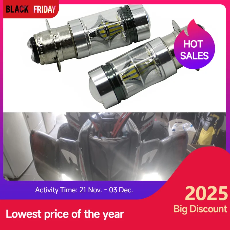 

2 шт. светодиодные супер белые фары 100 Вт, лампы для фар для Yamaha GRIZZLY 660 400 450 350 125 YFZ350 YFZ450 RAPTOR 350 700