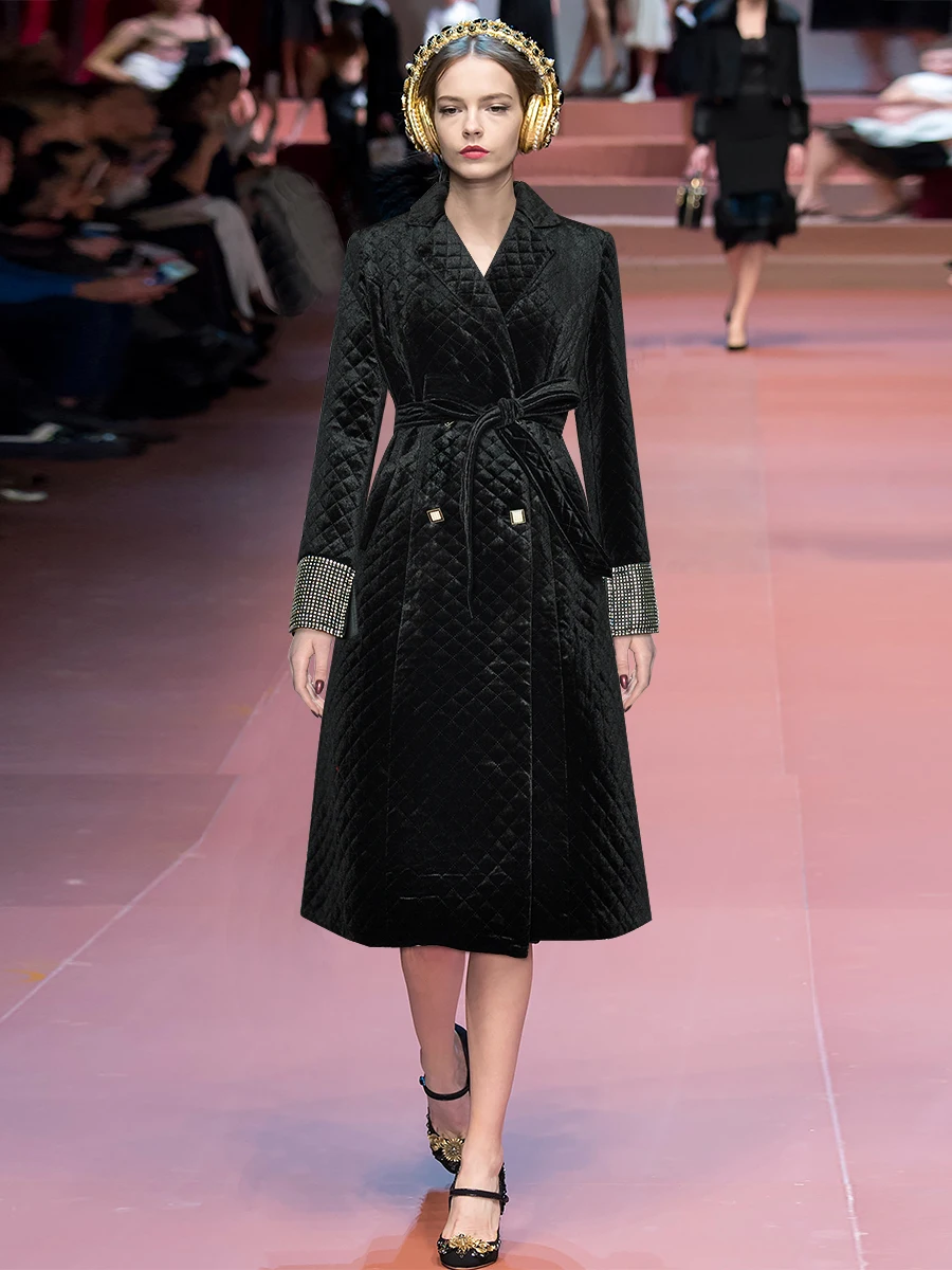 Бархатный утолщенный хлопковый зажим для одежды на шнуровке талии хлопковое