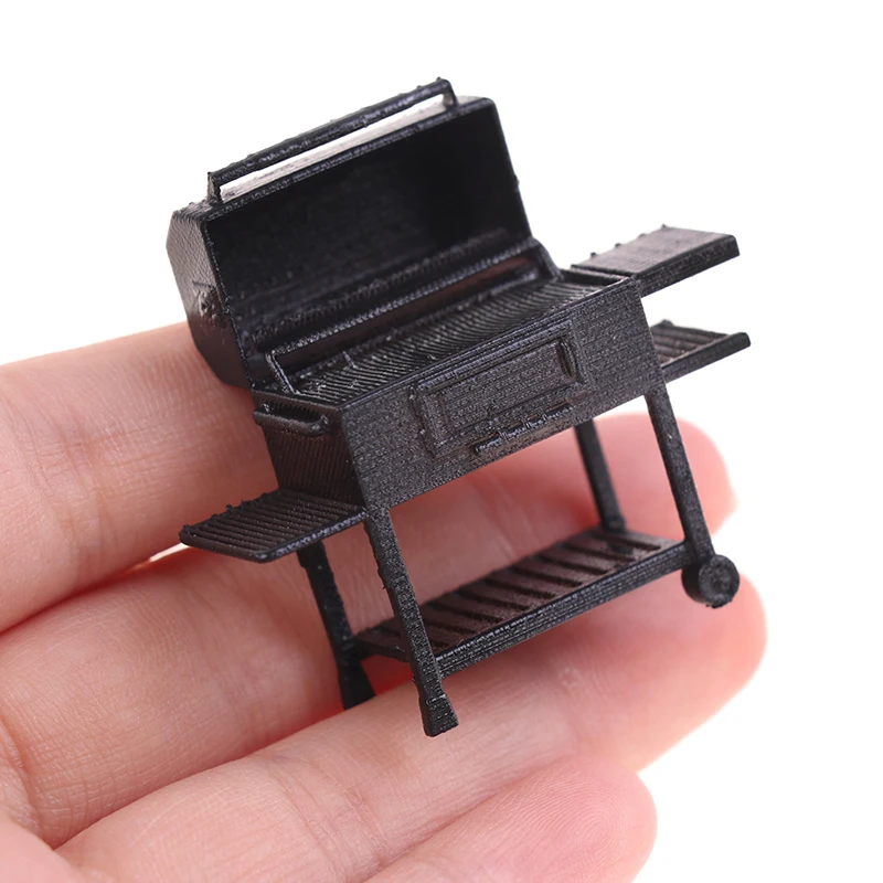 1/20 Scale Miniature Doll House Mini Furniture BBQ Grill Gadget Model Kitchen Accessories For Doll House Decor Pretend Play Toys