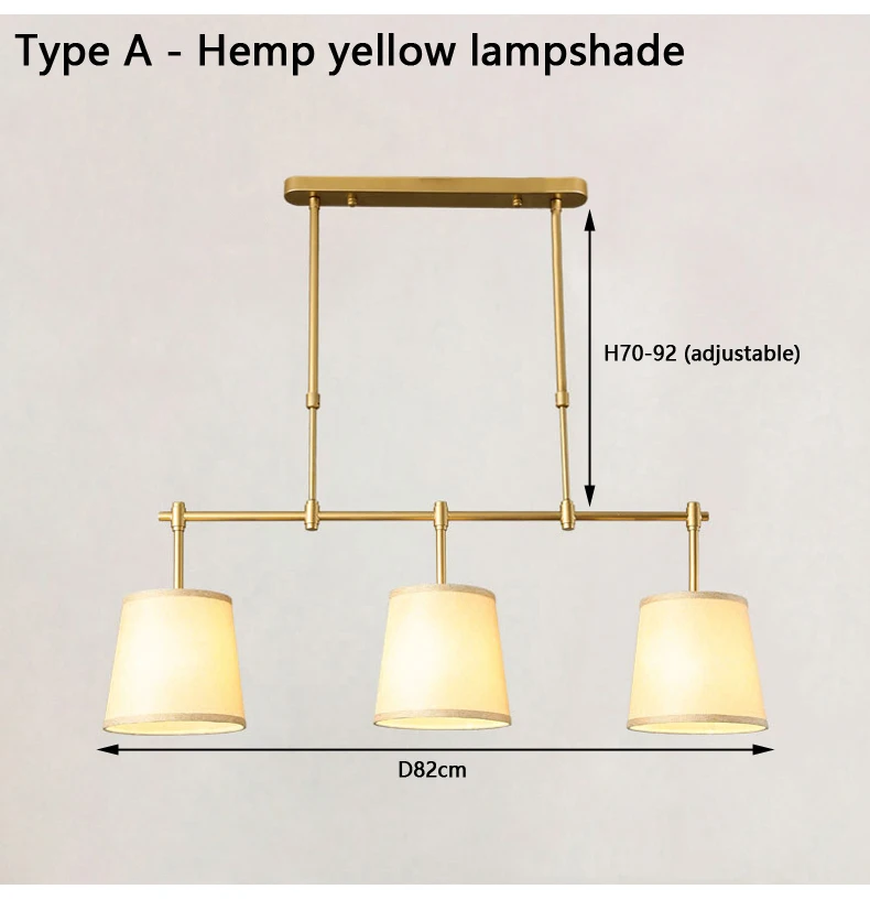 

Подвесной светильник wecus, 3-х голодный, тканево-железный