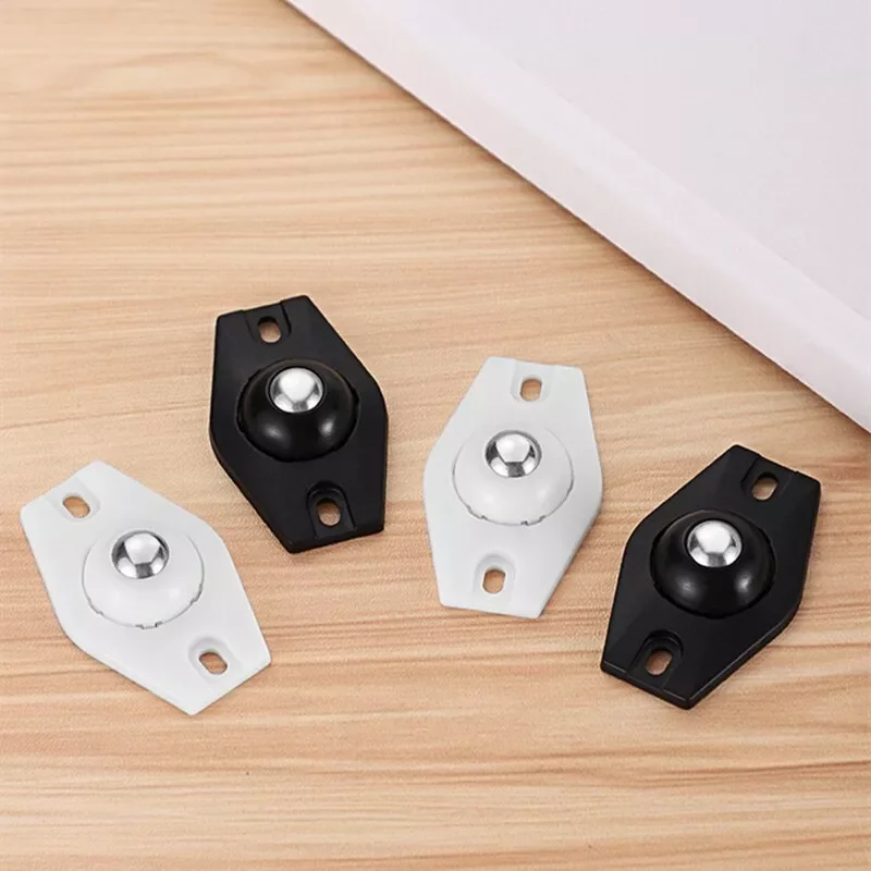 

Wheels For Furniture Stainless Steel Roller Self Adhesive Pulley Universal Storage Box Roller 360° Casters Dropshipping