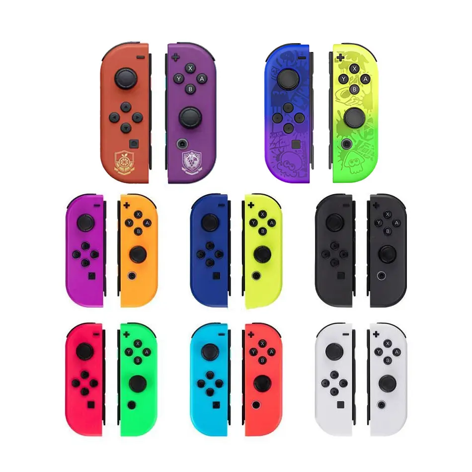 

1Pair Wireless Gamepad Game Console Bluetooth 6 Axis Gyro Multi Color For Nintendo Switch Joy Con Controller Left&Right Joycon