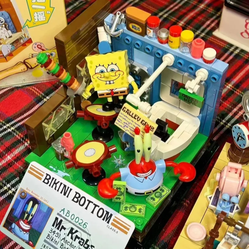 Серия Губка Боб строительные блоки сделай сам новая коробка Патрик Стар