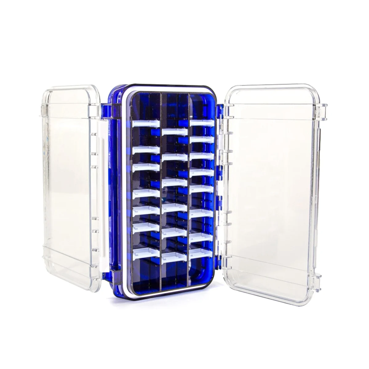 

Double-Sided Detachable Waterproof Accessory Box Multifunctional Plug-in Bait Box Sea Fishing Accessory Box,Blue