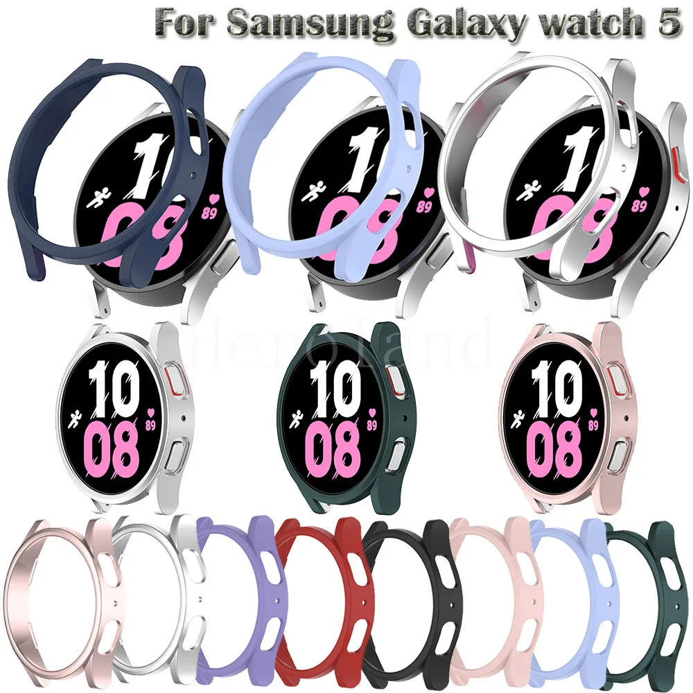 

2PCS Hollow PC Protective Case For Samsung Galaxy Watch 5 44mm Galaxy Watch5 40mm Protector Cases Frame Hard Cover Shell Bumper