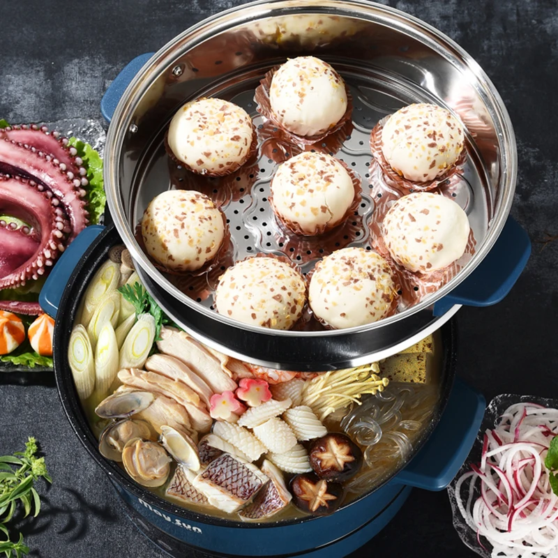 

Multiple Layers Boilers Breakfast Electric Large Capacity Dumpling Egg Nefit Boilers Profesional Cuisson Vapeur Kitchen Cookware