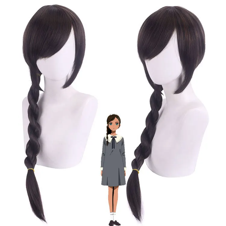 

Парик Аниме чудо-яйцо для косплея Neiru Aonuma из коричневого льна