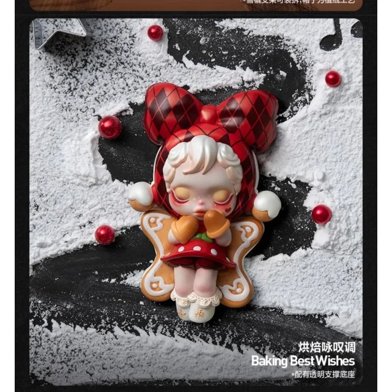 Фото POPMART SKULLPANDA It's Time To Make A Wish Series Фигурка Слепая коробка Коллекция игрушек Kawaii Аниме Экшн-сюрприз Подарок на день рождения №4