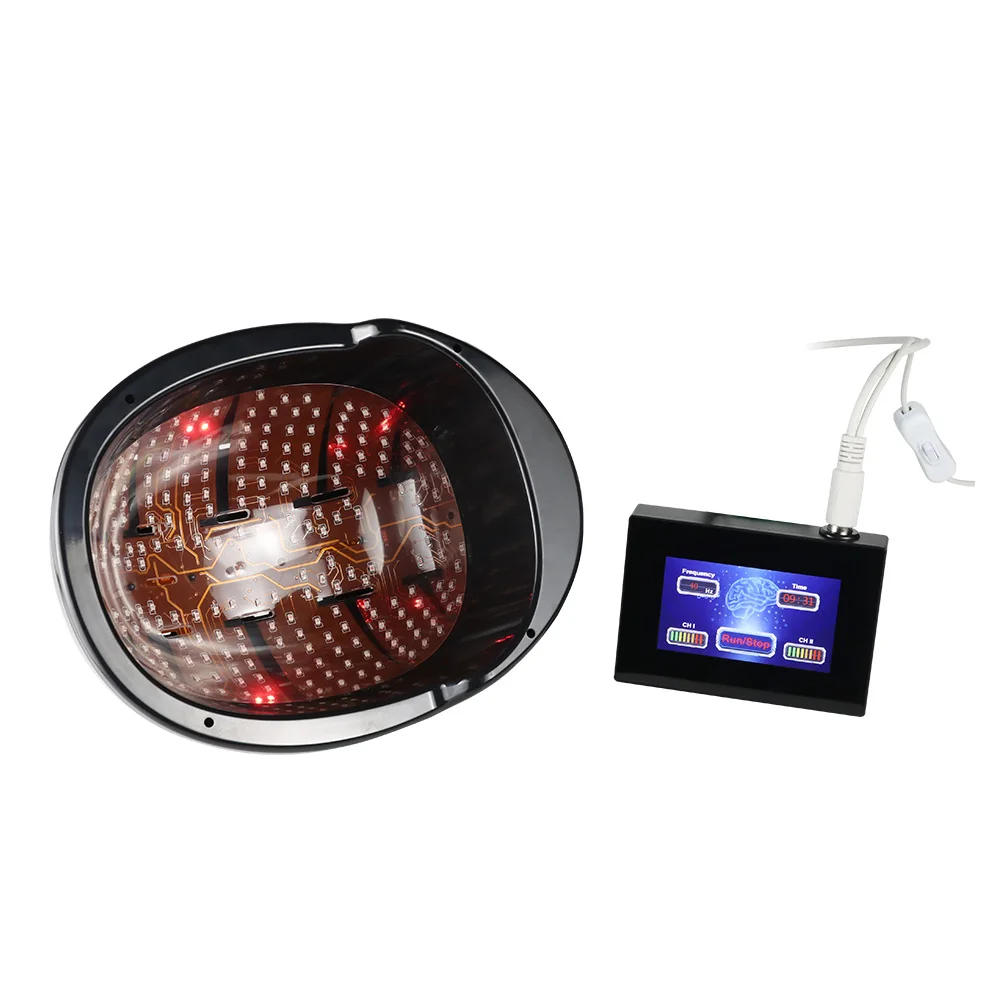 

Medical Parkinson's Treatment 810nm Near Infrared LED Light Physical Therapy PDT Treatment Helmet