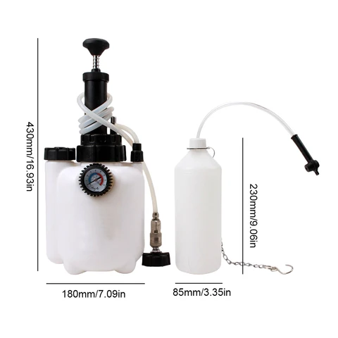 3 л автомобильный тормозной спускной насос для тормозной жидкости, комплект для замены масла, инструменты для ремонта, Автомобильный Ручной тормозной спускной насос, устройство для замены жидкости и масла