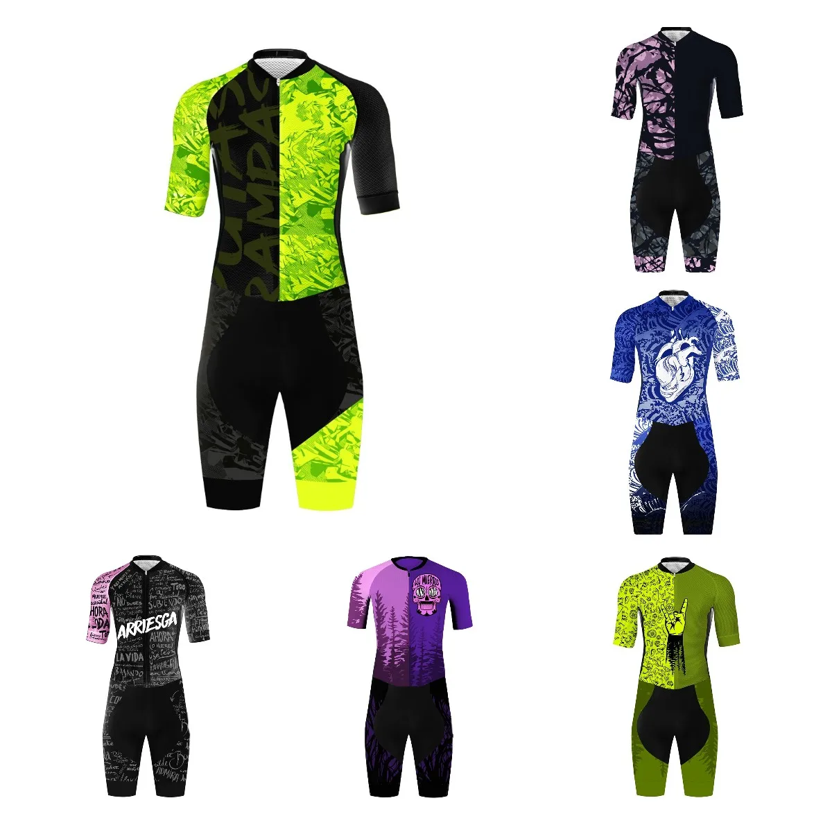 

Cycling Jersey Suit Summer Men Short Sleeve Bike Shirts Kit Camisa Ciclismo Masculina Bicycle Set Conjunto Masculino Bib Shorts