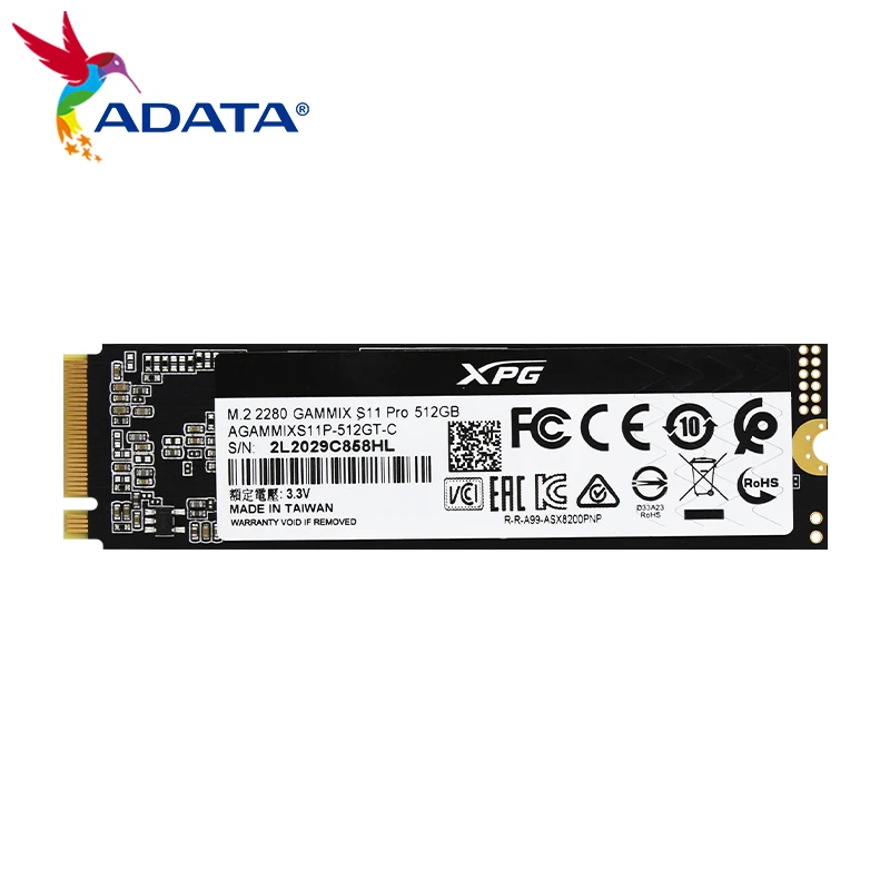 ADATA XPG GAMMIX S11 PRO SSD 512 ГБ ТБ высокоскоростной Внутренний твердотельный диск жесткий