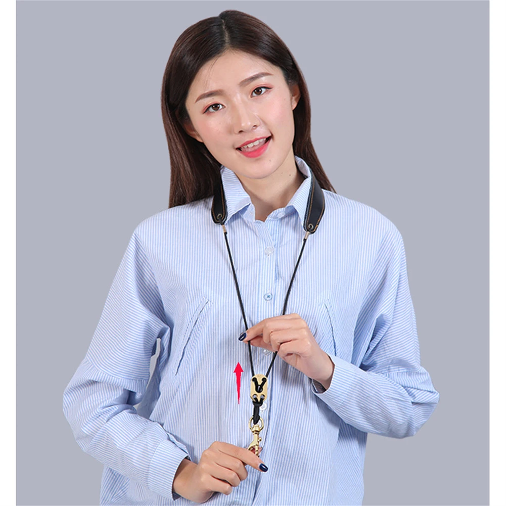 

Leather Saxophone Neck Strap For Soprano Tenor Alto Baritone Sax Adjustable Leather Sachs Band Belt For Oboe Bassoons MultiColor