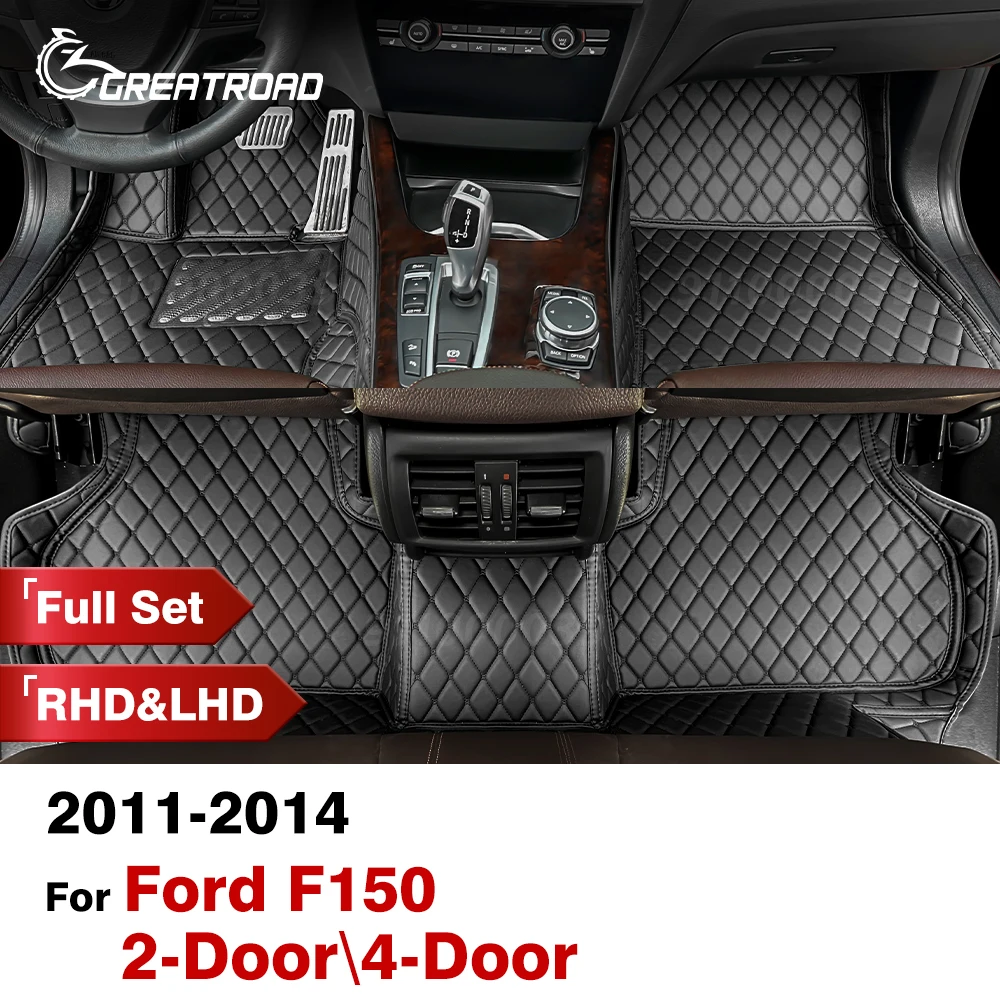 Автомобильные коврики для Ford F150 2-дверные/4-дверные 2011 2012 2013 2014 под заказ подставки