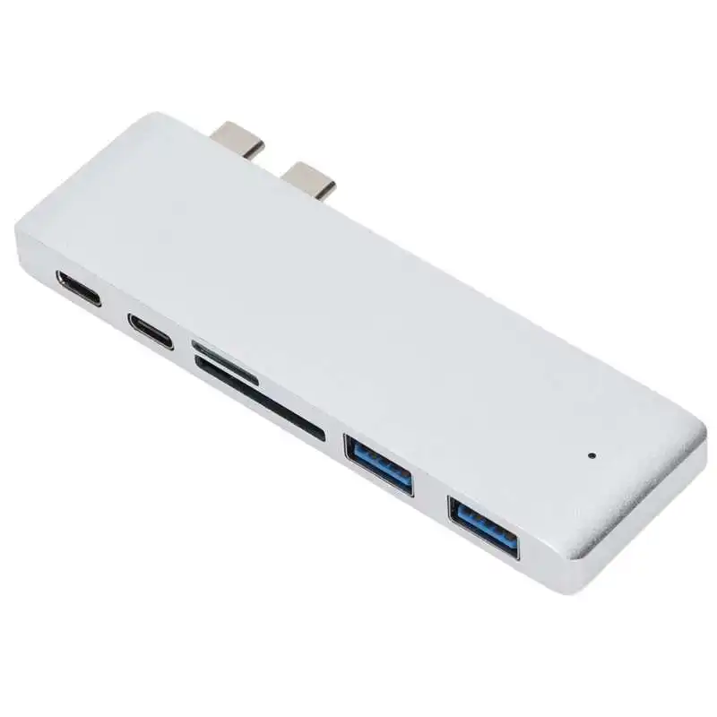 Док-станция модный анодированный алюминиевый USB-концентратор для передачи