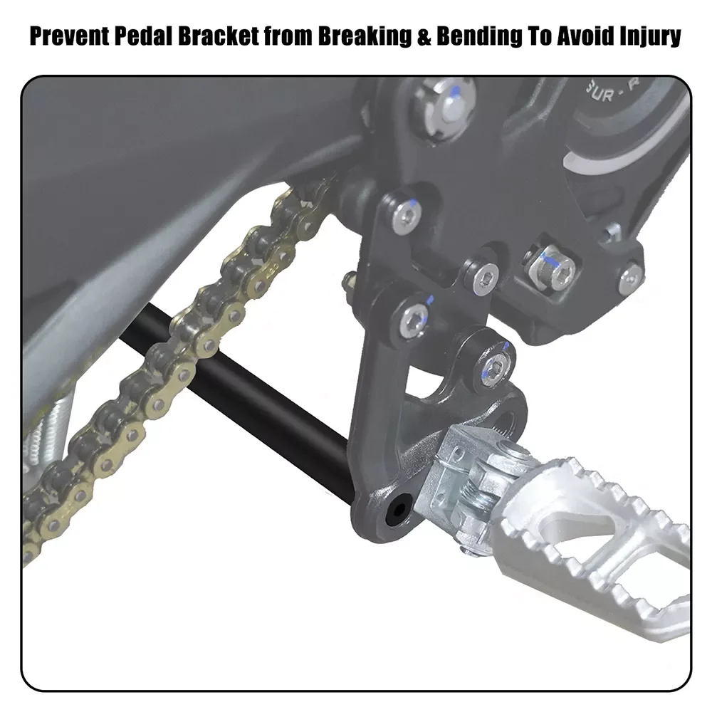 

Motorcycle Front Rear Footrests Foot pegs Foot Pedal Spring