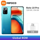 Смартфон Xiaomi Redmi Note 10 Pro, 128256 ГБ, экран 1100 дюйма, 6,6 Гц, 64 мп, 120 мАч, 67 Вт, быстрая зарядка