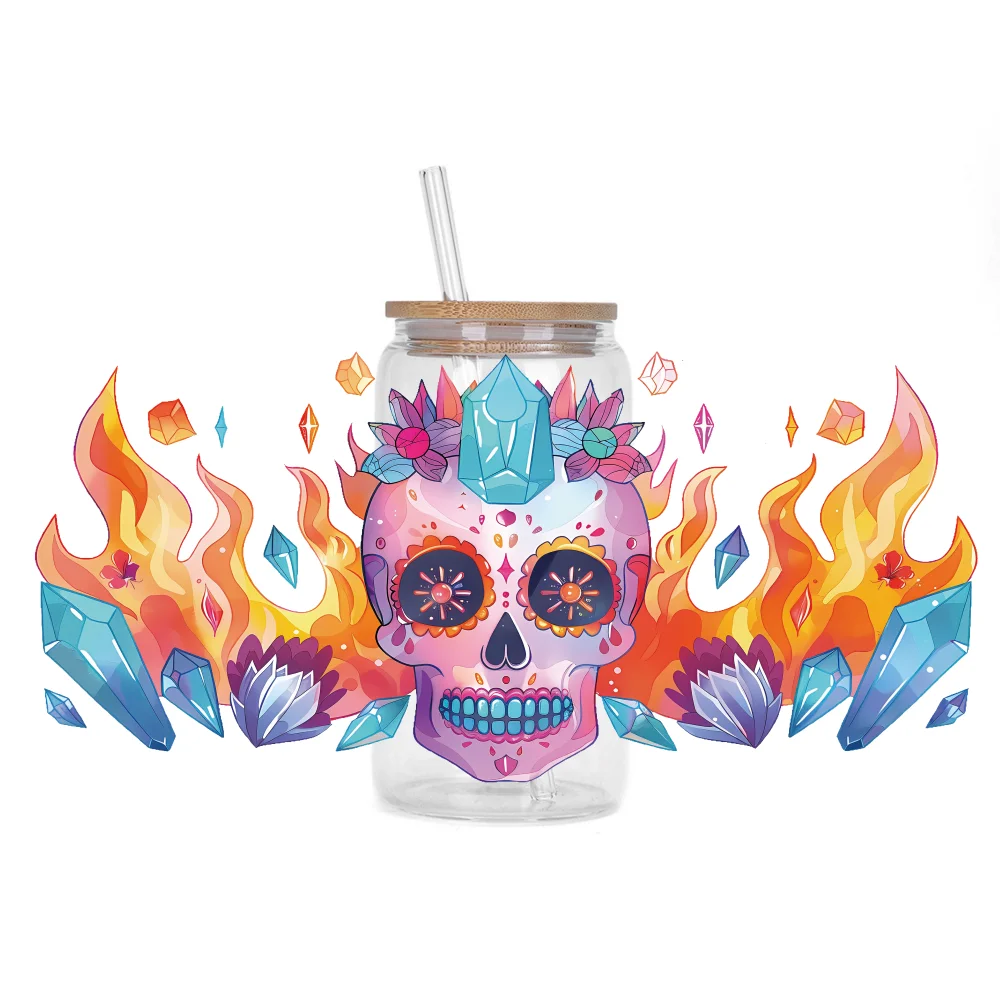 Серия черепа легкие пилинг водонепроницаемые наклейки сделай сам 3D трансферы