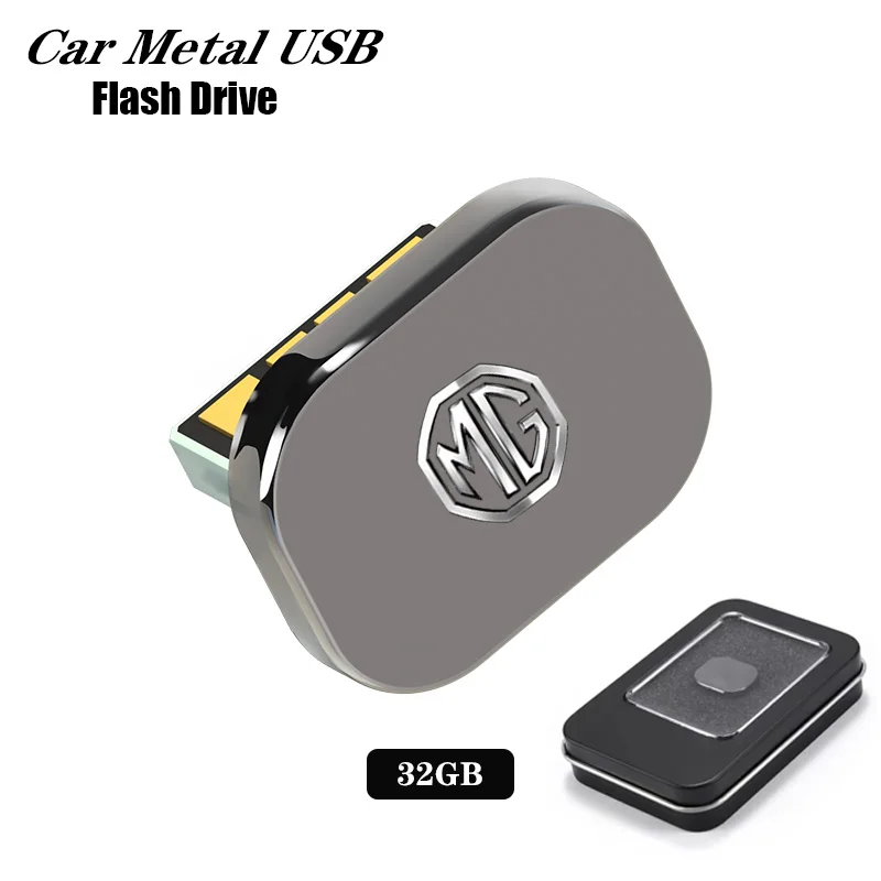 

32GB Car Metal USB Flash Drive Pendrive for Saab 93 Tuning 95 9 3 9 5 SAAB 9-3 9-5 900 9000 Car Accessories