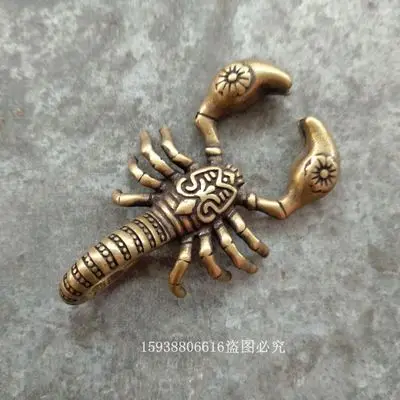 

Изысканная имитация латуни брелок для ключей «Скорпион» Knickknack