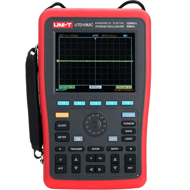 

UNI-T UTD1062C 2 Channels 60MHz 250MS/s Handheld Portable Digital Multimeter Oscilloscope Oscillograph Oscillometer UTD-1062C