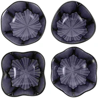 4pcs japanese style mini plates side dishes serving plates soy sauce bowls