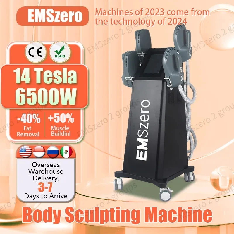 

EMSzero Neo 14 Tesla Hi-emt Muscle Stimulate Fat Removal EMS Body Slimming Butt Build Sculpt Machine Weight Lose For Salon