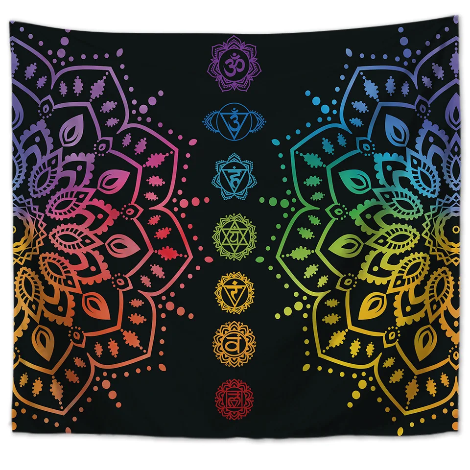 Настенный гобелен в индийском стиле плед виде слона коврик для йоги дома