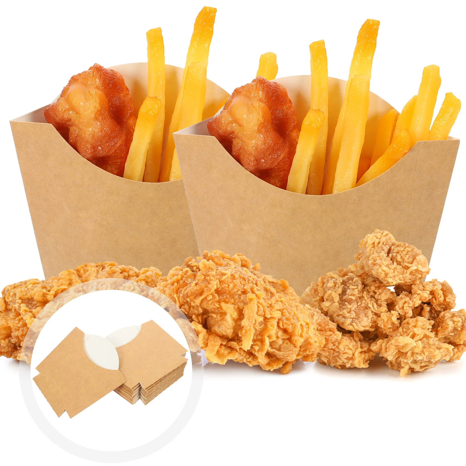 

Boxes Basket Popcorn Paper Snack Frenchfry Tray Holder Fryer Baskets Waffle Disposable Cups Fries Containers Mini Sushi Taco Cup