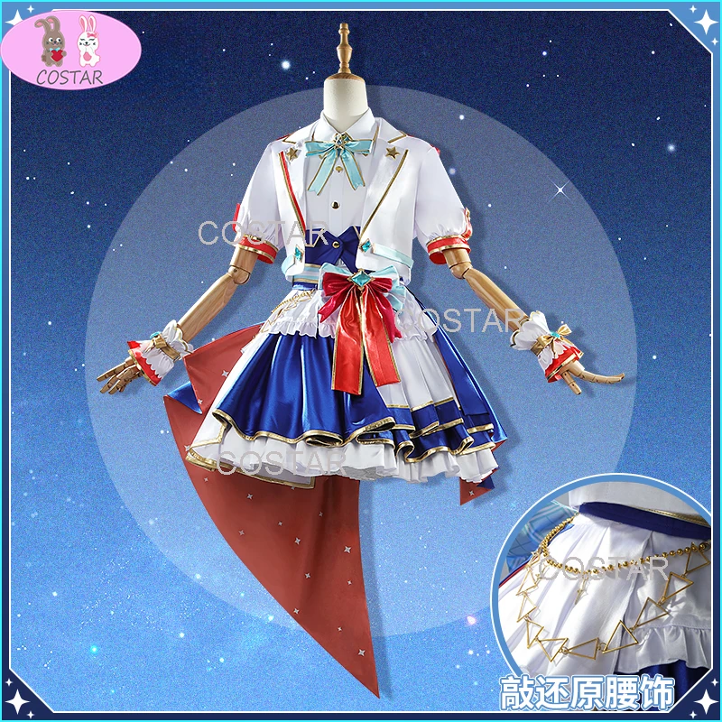 

COSTAR [на заказ] Hololive VTuber Akai Haato сценический костюм Косплей Костюм Хэллоуин наряды женский костюм