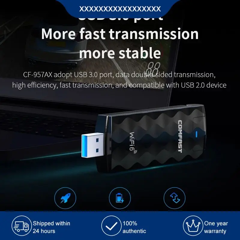 

Cf-957ax быстрая передача Usb 1800 беспроводной ключ Usb Wifi 6 Pc аксессуары Беспроводная сетевая карта для адаптера Win10/11 Мбит/с