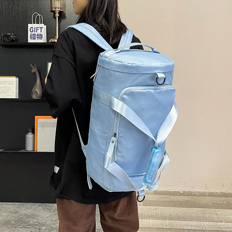 Large Capacity School Bag Female Multi-Purpose Backpack Computer Backpack Male Cross-Body Bag Students Sports Fitness Bag M611