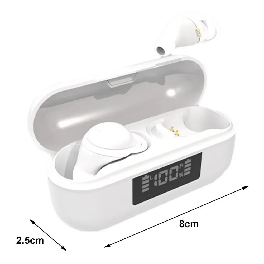 

Useful Bluetooth-compatible Earbuds Ergonomic Smart Touch Durable Clear Sound Bluetooth-compatible Headphones