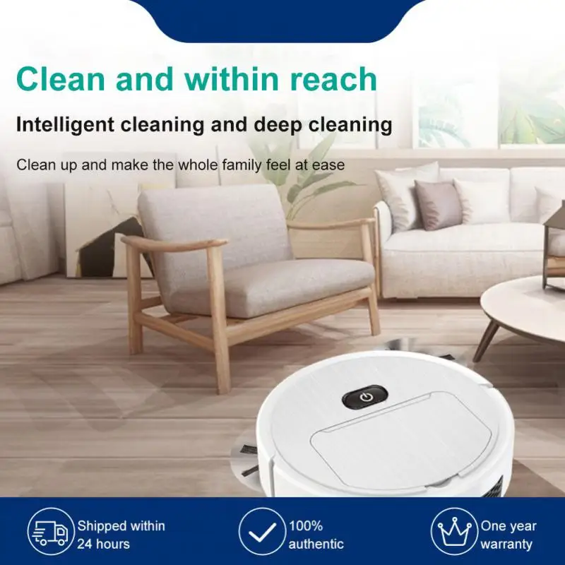 

Умный робот-пылесос для сухой и влажной уборки