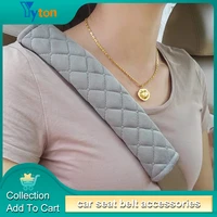 yyton car seatbelt padding car protection shoulder cover seat belt for adults youth kids auto interior ornaments accessories