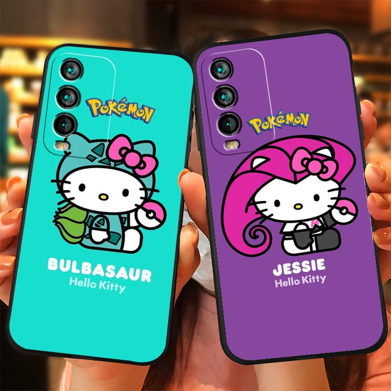 

Hello Kitty Pokémon Phone Cases For Xiaomi Redmi 7 7A 9 9A 9T 8A 8 2021 7 8 Pro Note 8 9 Note 9T Back Cover Coque Soft TPU