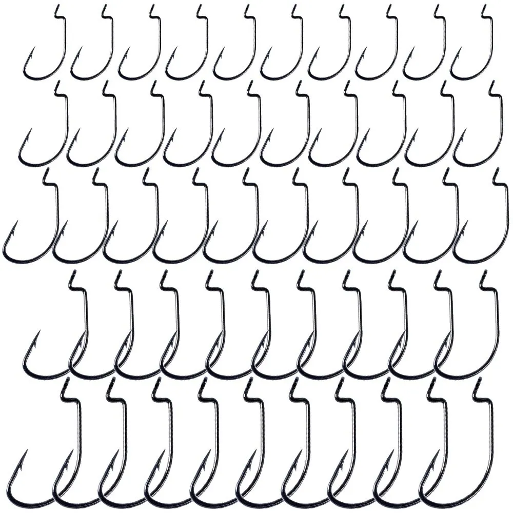 50 шт. рыболовные крючки в пластиковой коробке |