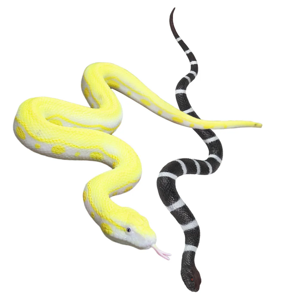 

Corona Snake Realistic Animal Figures Model Fake Simulation Small Figurines Ornament