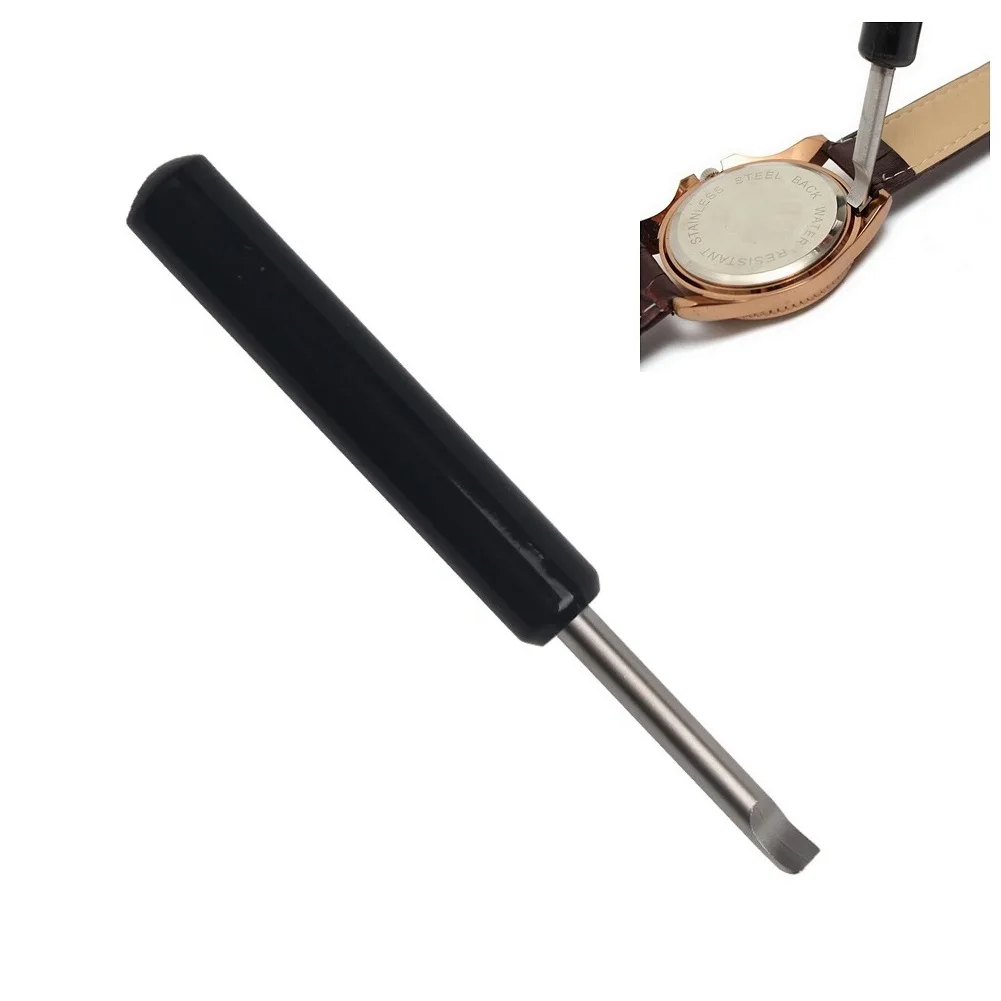 

1 Pcs Watch Cover Prying Remover Case Opener 10.8cm Metal For Battery Replacement Repair Tool Hand DIY Tools