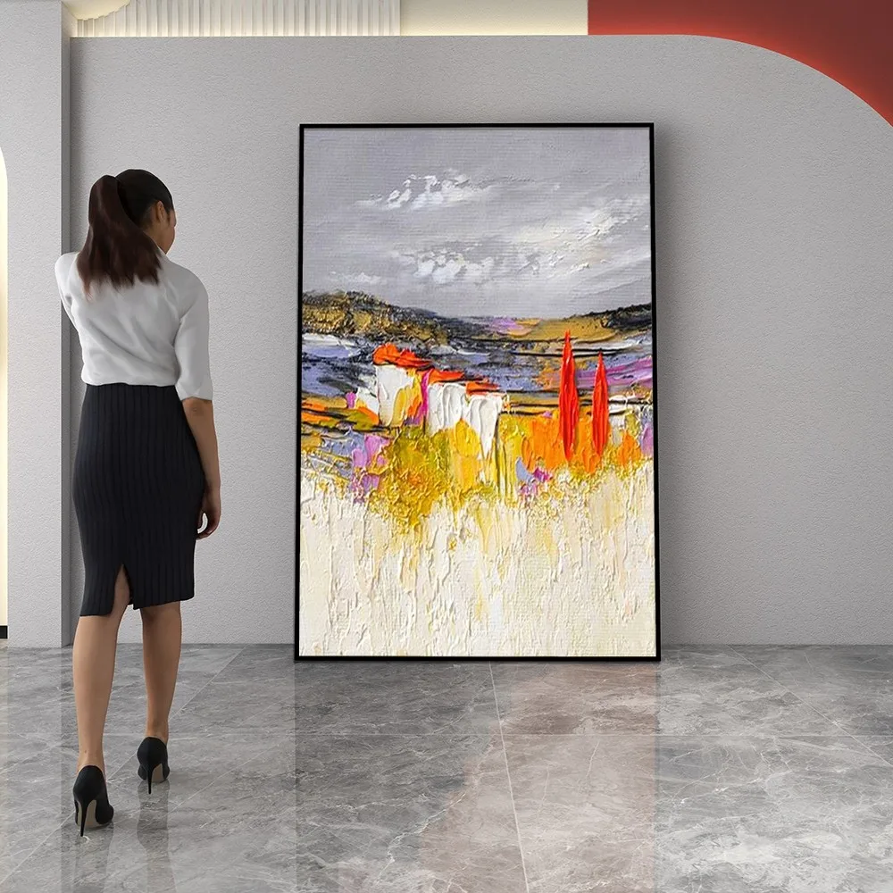 

Modern Abstract Artwork Home Decoration Oil Painting Without Frame Handmade On Canvas Hanging For Living Dinner RoomArt