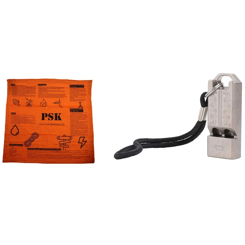 

Шарф для оказания первой помощи, квадратный шарф и титановые ремешки для экстренной помощи