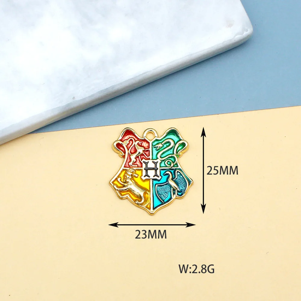 10 шт./лот волшебный школьный Металлический Эмалированный значок школьная форма