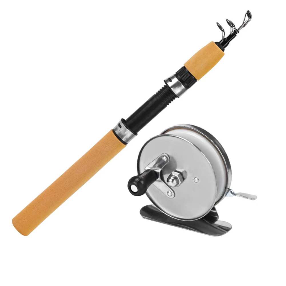Удочка для зимней подледной рыбалки и Катушка Спиннер рыболовная удочка заброса
