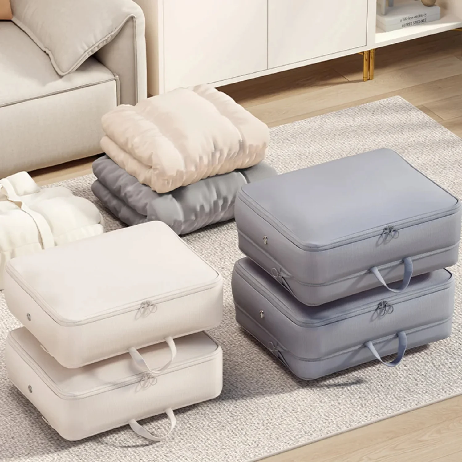 Компрессионная упаковка куб ящик для гардероба пуховик складной органайзер