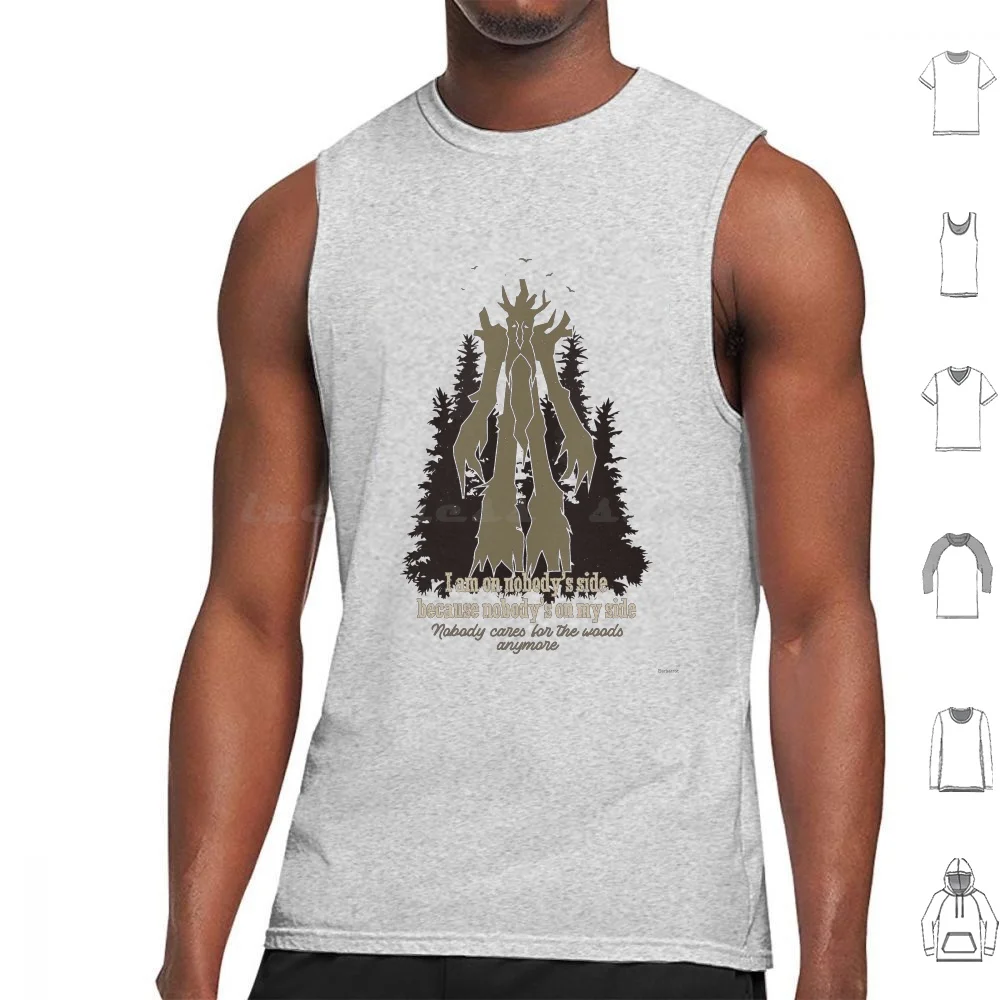 Ent Tank Tops Print Cotton Treebeard Nature Fangorn Tree Climate Emergency Forest Ranger
