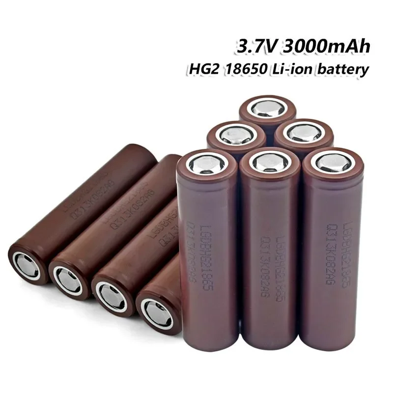 

20PCS Original HG2 18650 3000mAh battery 18650HG2 3.6V dedicated For hg2 Power Rechargeable battery for battery pack