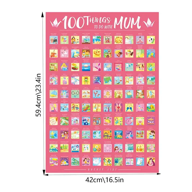 100 что сделать с мамой постер от царапин. вещей которые нужно перед тем как