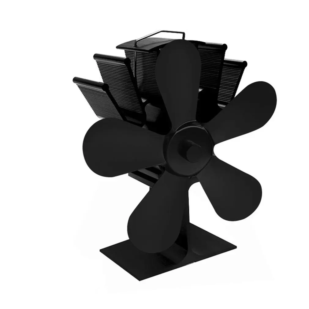 Stove Fan High-efficiency Five-blade Thermal Power Fireplace Wood Burner Environmentally Friendly For Pellet Stoves |